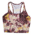 Calvin Klein Women's Performance Printed Racerback Crop Tank Top Stardust NWT