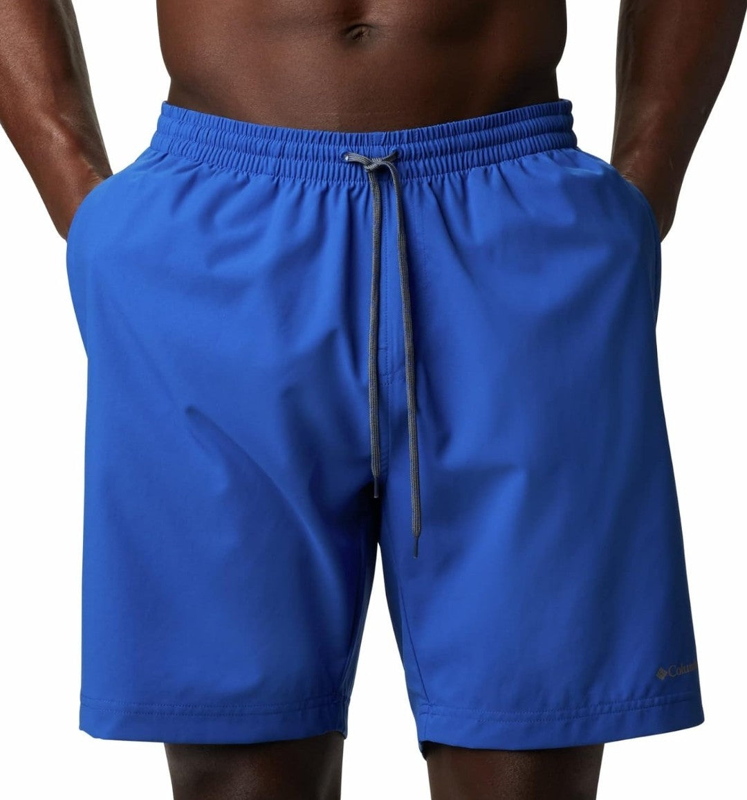Columbia Men's Comfort Summertime Stretchable Drawstring Shorts Blue NWT