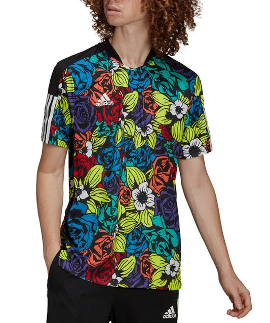 Adidas Mens Originals Tiro Soccer Floral Polyester Jersey Shirt Multicolor S NWT