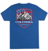 COLUMBIA Men's Regular Fit Mayo Logo Graphic T Shirt Vivid Blue XXL NWT