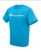 Champion Men's Script Logo Classic Short Sleeve T-Shirt Deep Blue Size XL NWT