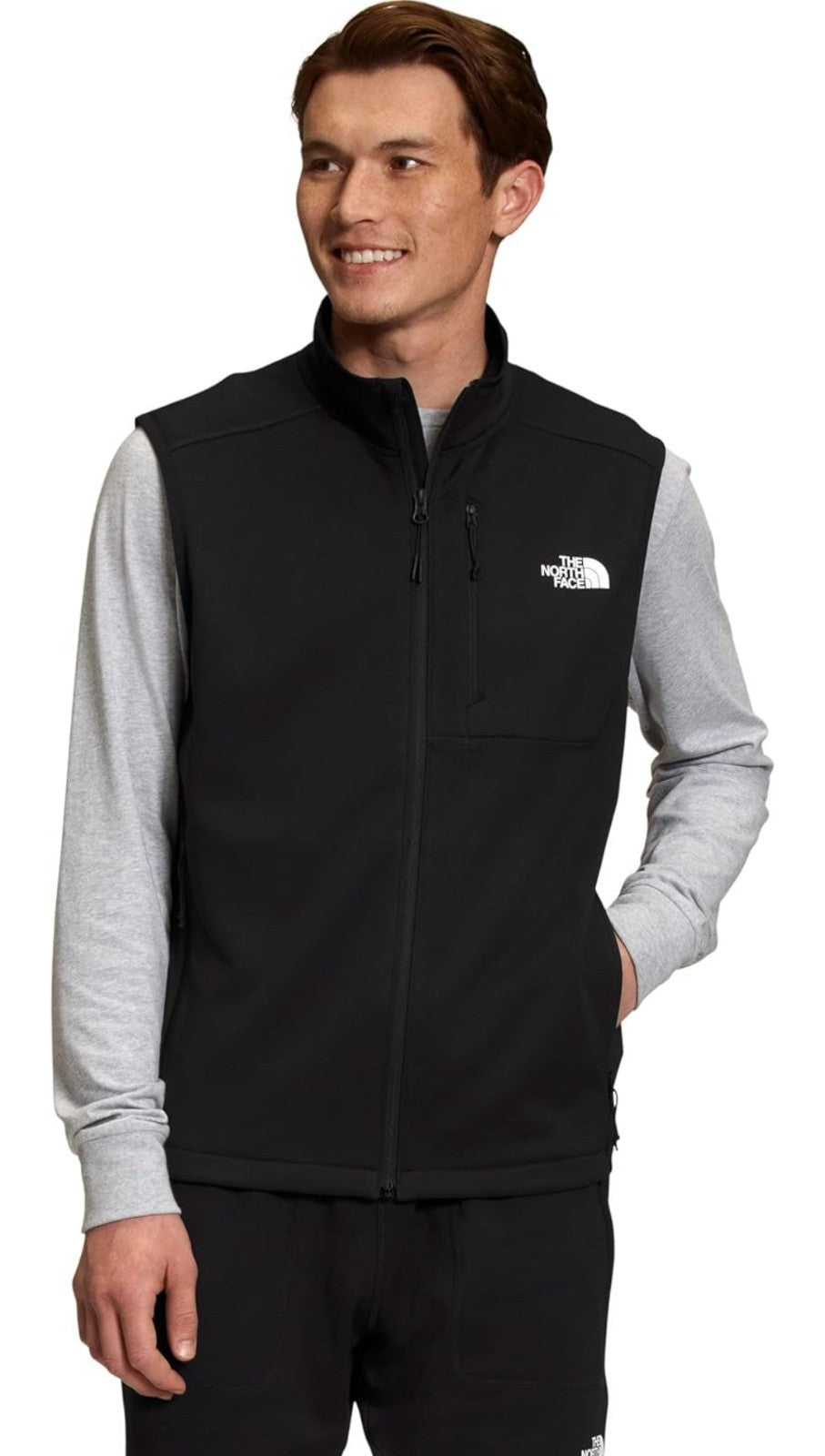 The North Face Men's CANYONLANDS VEST Sweaters Small Full Zipper Black NWT