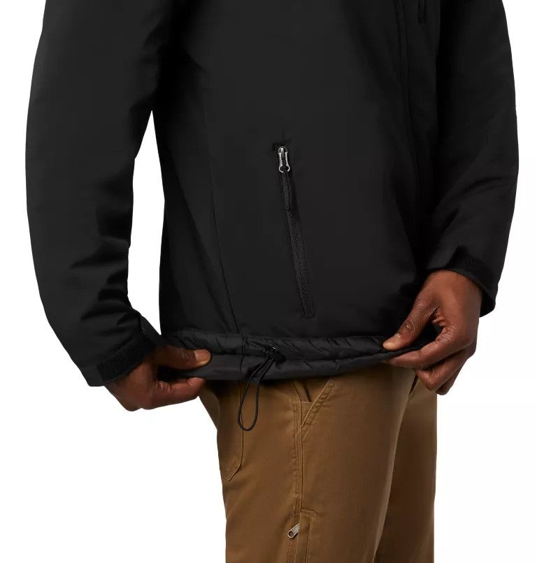 Columbia Men's Gate Racer Softshell Outdoor Coat Jacket Color Black Size Small 