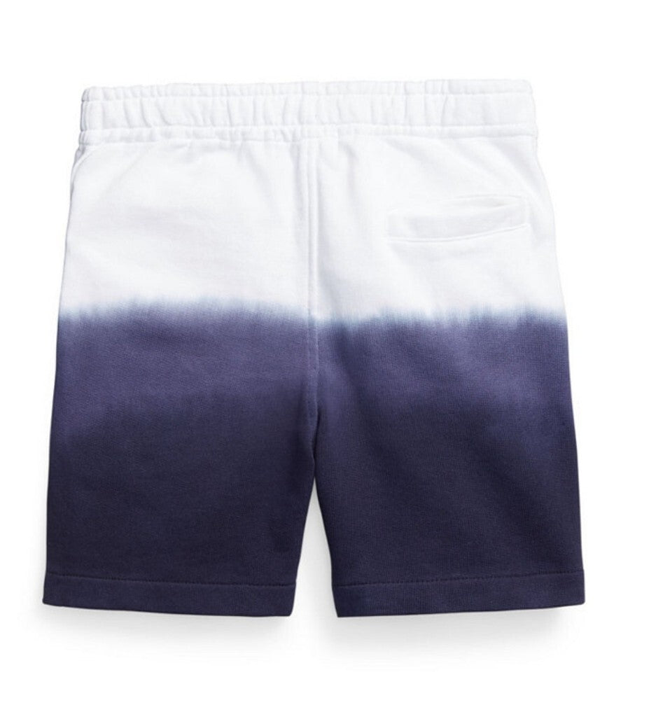 Polo Ralph Lauren Boys, Big Kids Terry Tie Dye Big Pony Shorts White Size 5 New