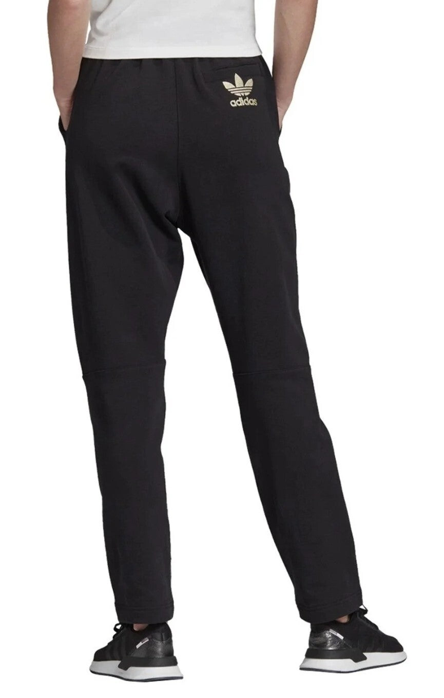 Adidas Pants Womens Originals Premium Joggers Athletic Small Black Pant New
