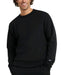 Champion Mens Powerblend Fleece C Logo Crewneck Sweatshirt Black Chz Size NWT
