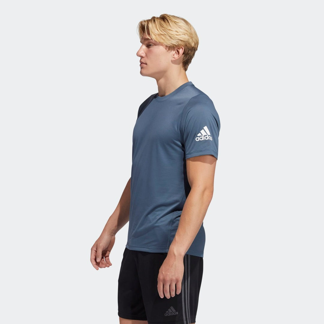 Adidas Men's Freelift Climalite Sport Ultimate Solid TeeT-Shirt Legacy Blue M 
