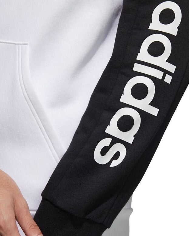 Adidas Mens Essentials 3 Stripe Sweat Shirt Jacket FM3449 black/White Small NWT