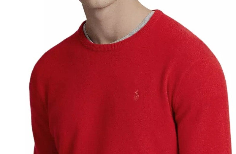 Polo Ralph Lauren Men’s Exclusive Washable Cashmere Crewneck Sweater Small Red