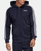 Adidas Men's Essentials 3 Stripes Fleece Full Zip Hoodie Small Legend Ink NWT