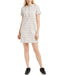 Calvin Klein Women's Brushed-logo Hoodie Dress, Color Beige Combo Size XL NWT