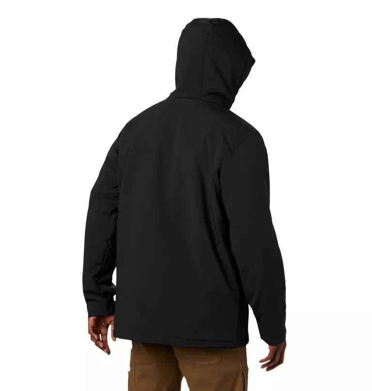 Columbia Men's Gate Racer Softshell Outdoor Coat Jacket Color Black Size Small 