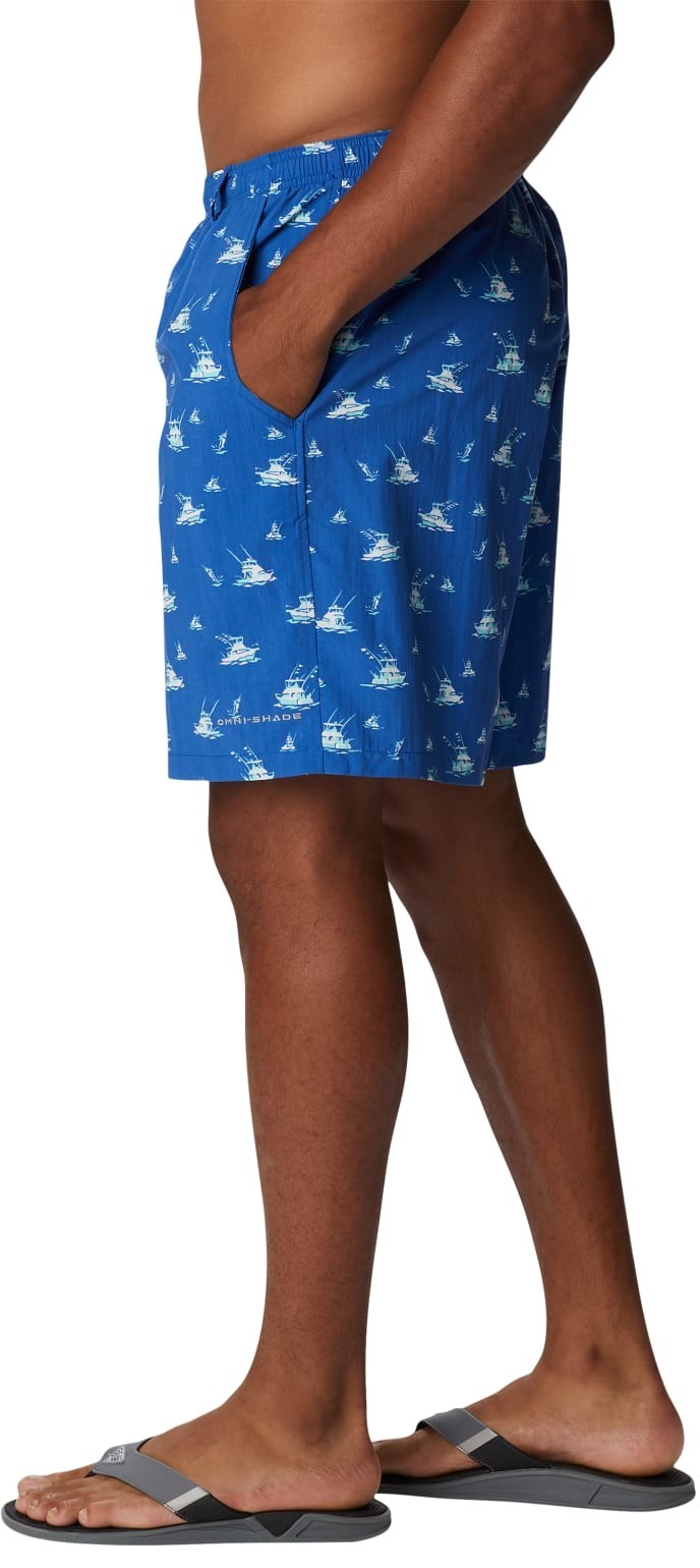Columbia Men's PFG Super Backcast Swim Shorts Color Vivid Blue Deep Small, XXL