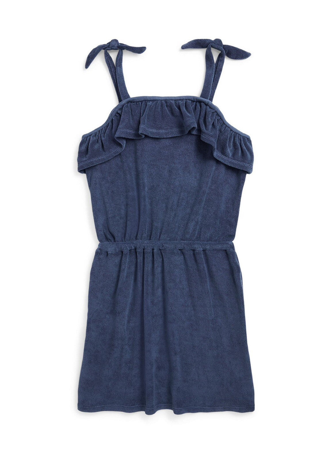 Polo Ralph Lauren Big & Little Kids Ruffled Cotton-Blend Terry Cover-Up Swimsuit