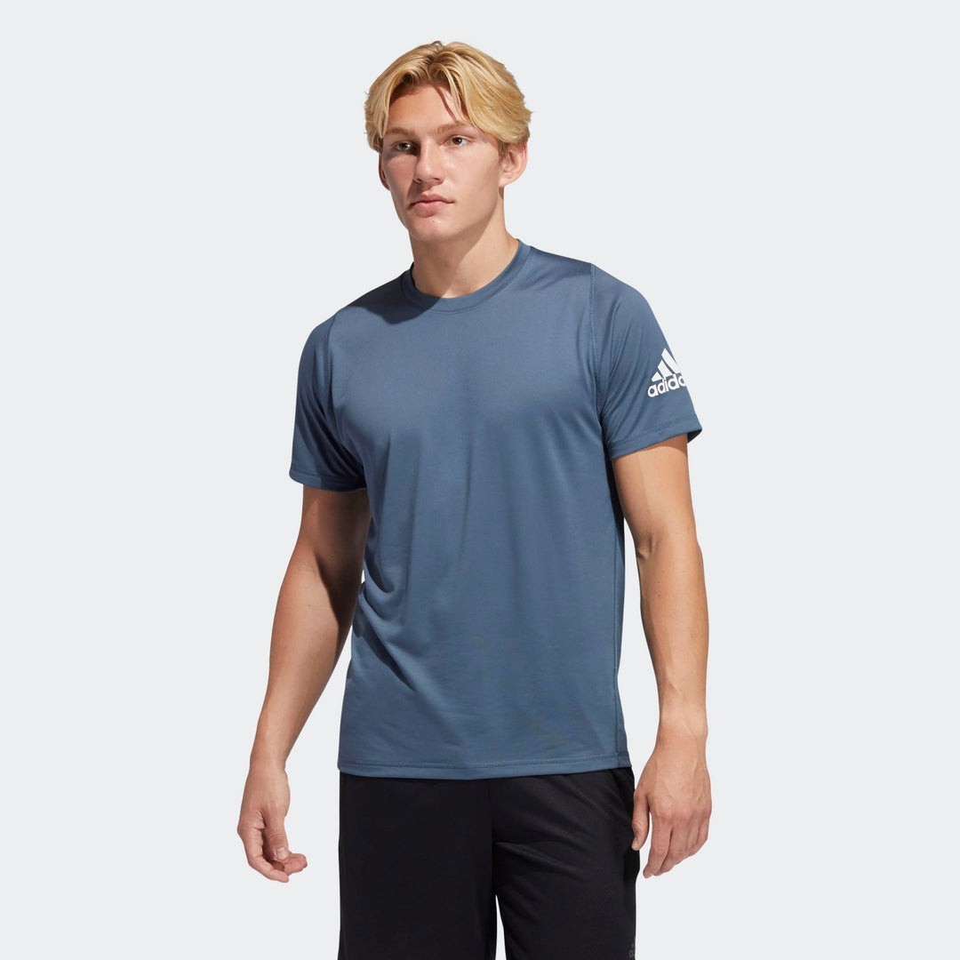 Adidas Men's Freelift Climalite Sport Ultimate Solid TeeT-Shirt Legacy Blue M 