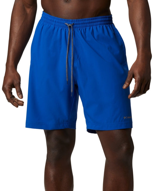 Columbia Men's Comfort Summertime Stretchable Drawstring Shorts Blue NWT