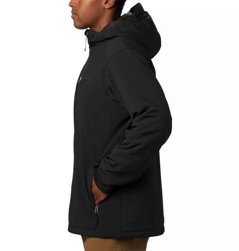 Columbia Men's Gate Racer Softshell Outdoor Coat Jacket Color Black Size Small 
