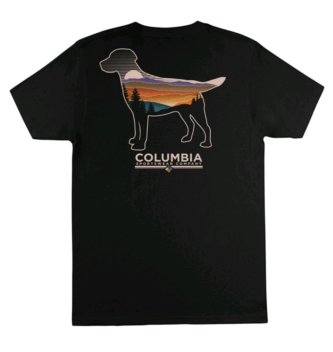 Columbia Men's Regular-Fit Bound Short Sleeve T-Shirt Black Size Medium NWT