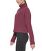 Calvin Klein Women's Performance Ribbed Long-Sleeve Turtleneck, Garnet Large NWT