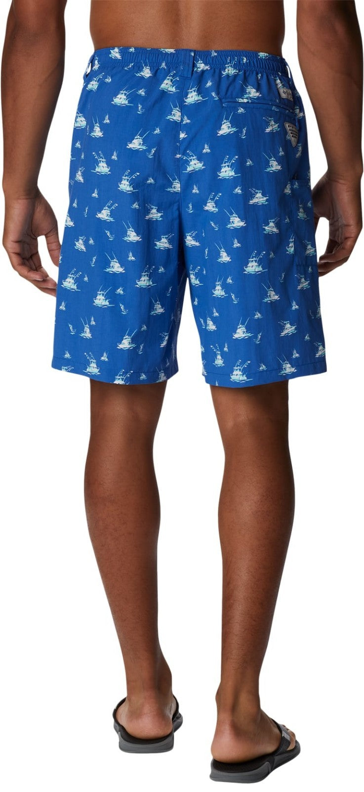 Columbia Men's PFG Super Backcast Swim Shorts Color Vivid Blue Deep Small, XXL