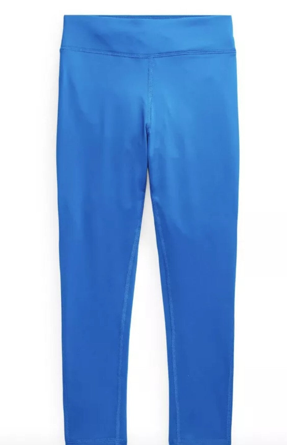 Polo Ralph Lauren Polo Girls Stretch Jersey Blue Pant Logo, XL (16) NWT