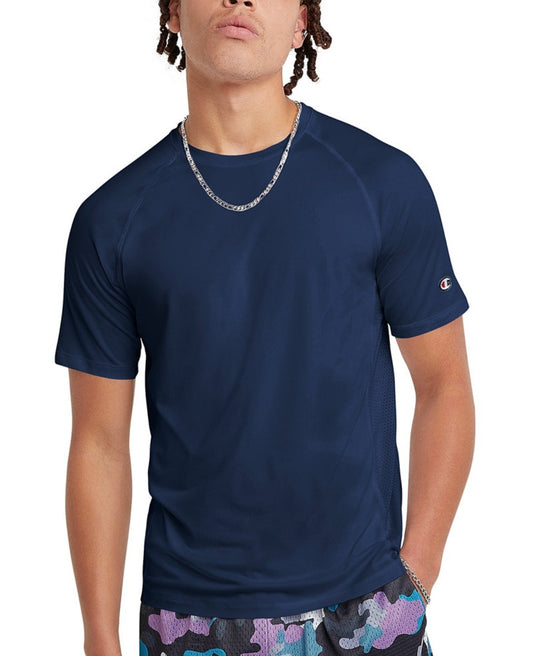 Champion Mens Short Sleeve Crew Neck Back Mesh Sport Tee Size Small T-Shirt NWT