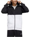 Adidas Mens Essentials 3 Stripe Sweat Shirt Jacket FM3449 black/White Small NWT