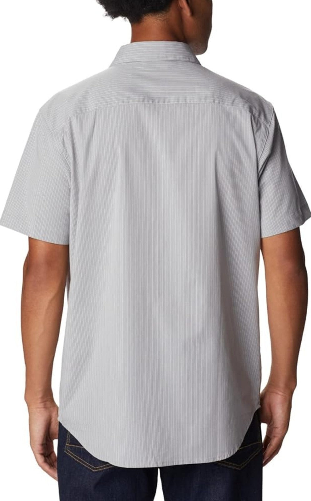 Columbia Men's Rapid Rivers II Short Sleeve Shirt Color Columbia Grey Modern Fit