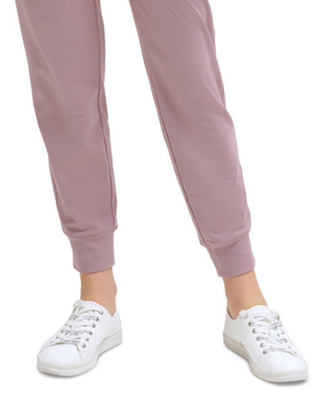 Calvin Klein Women's Slim Fit Full Length Joggers, Color Stardust Size L, XL NWT