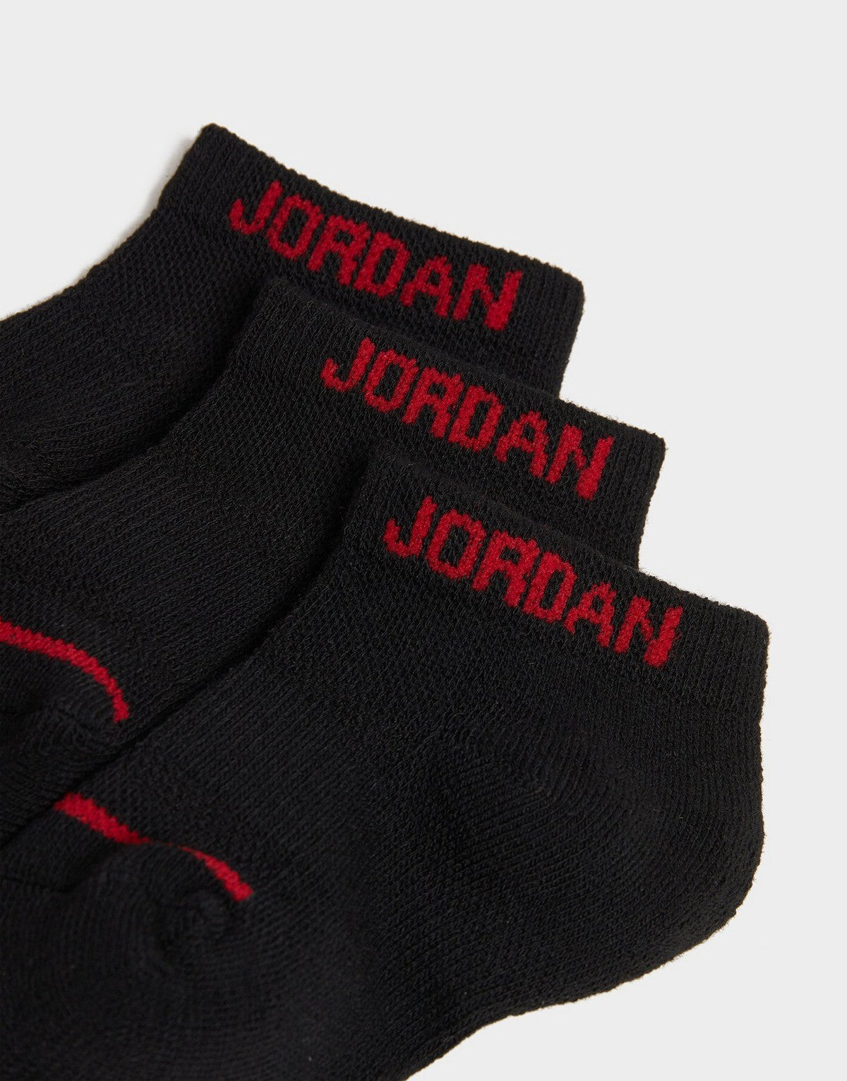 Air JORDAN Kids 3-Pack Jordan Basketball Low Cut Socks Black Size  7C-10C NWT