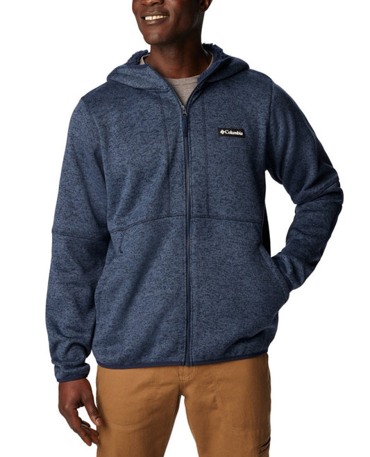 Columbia Men's Sweater Weather Full Zip Fleece Lined Hoodie Large Dark Mount NWT