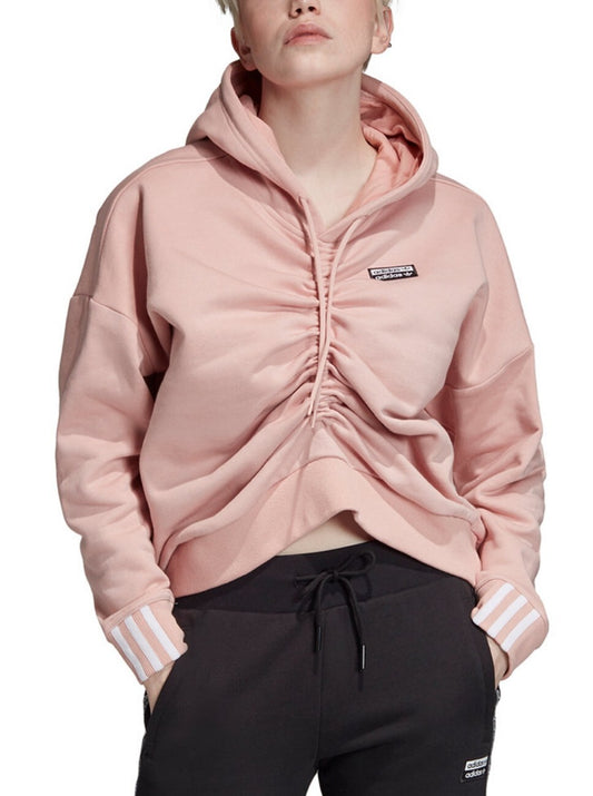 adidas Originals Women's Pink Spirit Rouged Hoodie Sweatshirt Large New