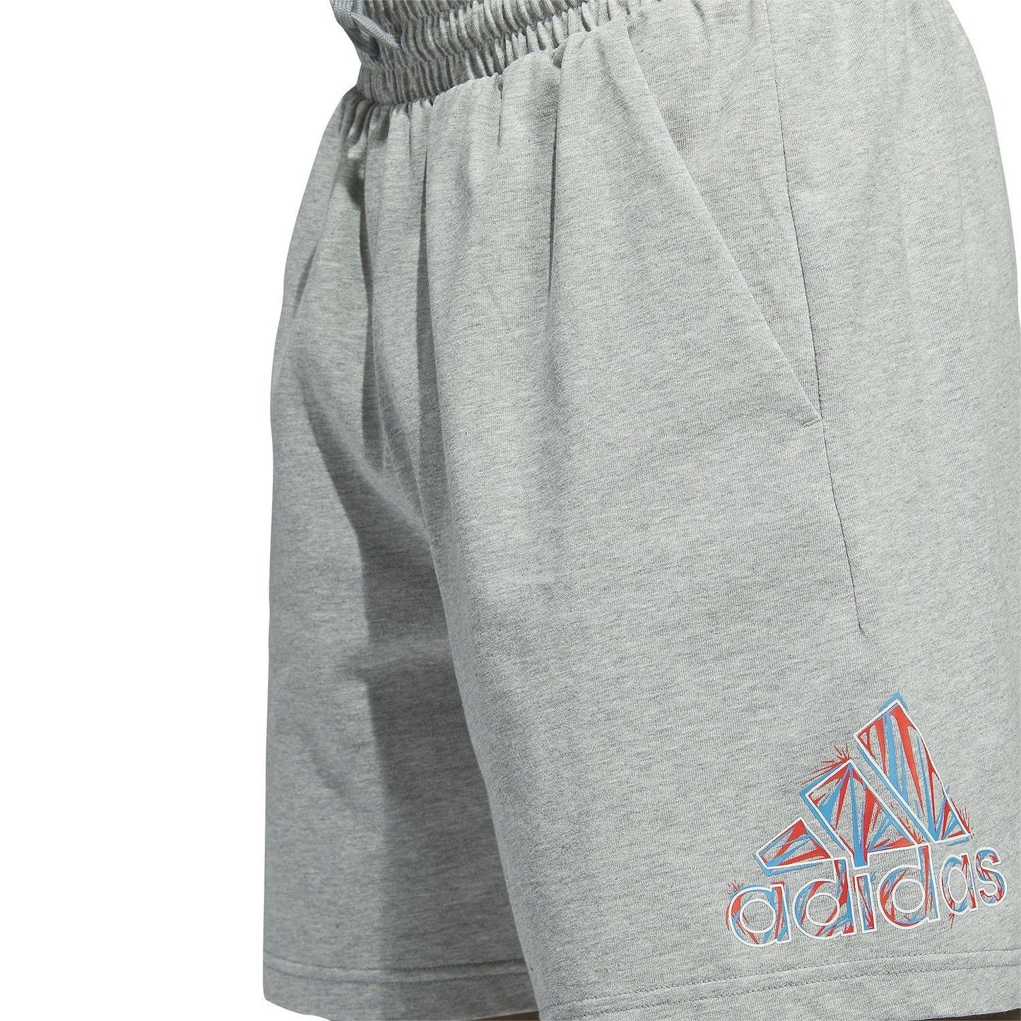 Adidas Mens Essentials Americana Jersey Knit Shorts Grey Size XL NWT