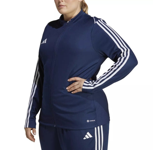 Adidas Women's Plus Size Tiro 23 Zip Up Track Jacket Color Navy Size 1X NWT