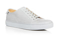 Collegium Men's Classic Pillar Leather Low-Top Sneakers Light Gray Brand New