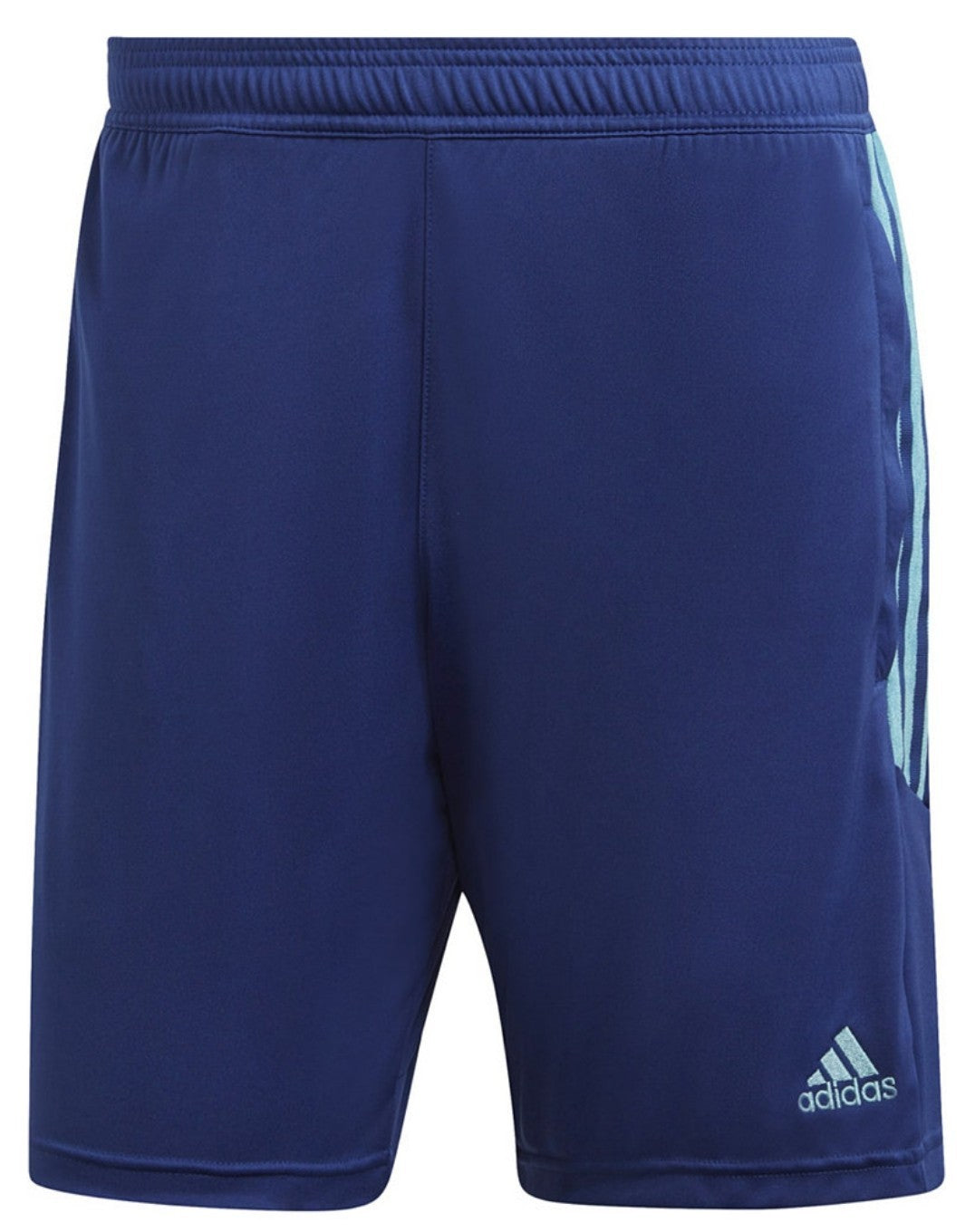 Adidas Men's Lightweight Three Stripe 8 Track 1/4 Shorts Size XX-Large Blue NWT
