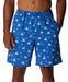 Columbia Men's PFG Super Backcast Swim Shorts Color Vivid Blue Deep Small, XXL