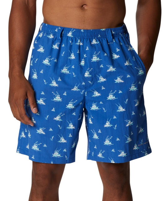 Columbia Men's PFG Super Backcast Swim Shorts Color Vivid Blue Deep Small, XXL