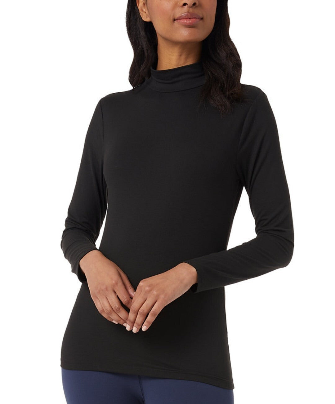 32 Degrees Cozy Heat Women's Mock-Neck Long-Sleeve Extra Warm Top New