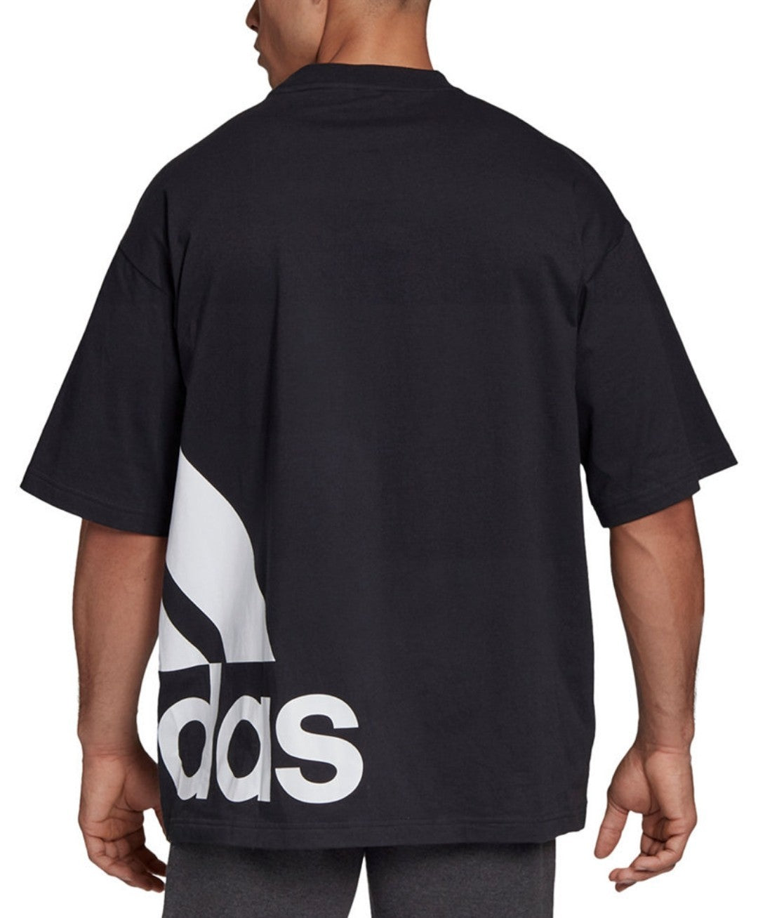 Adidas Men's Big Badge of Sport Boxy Tee T-Shirt Size Small Color Black NWT