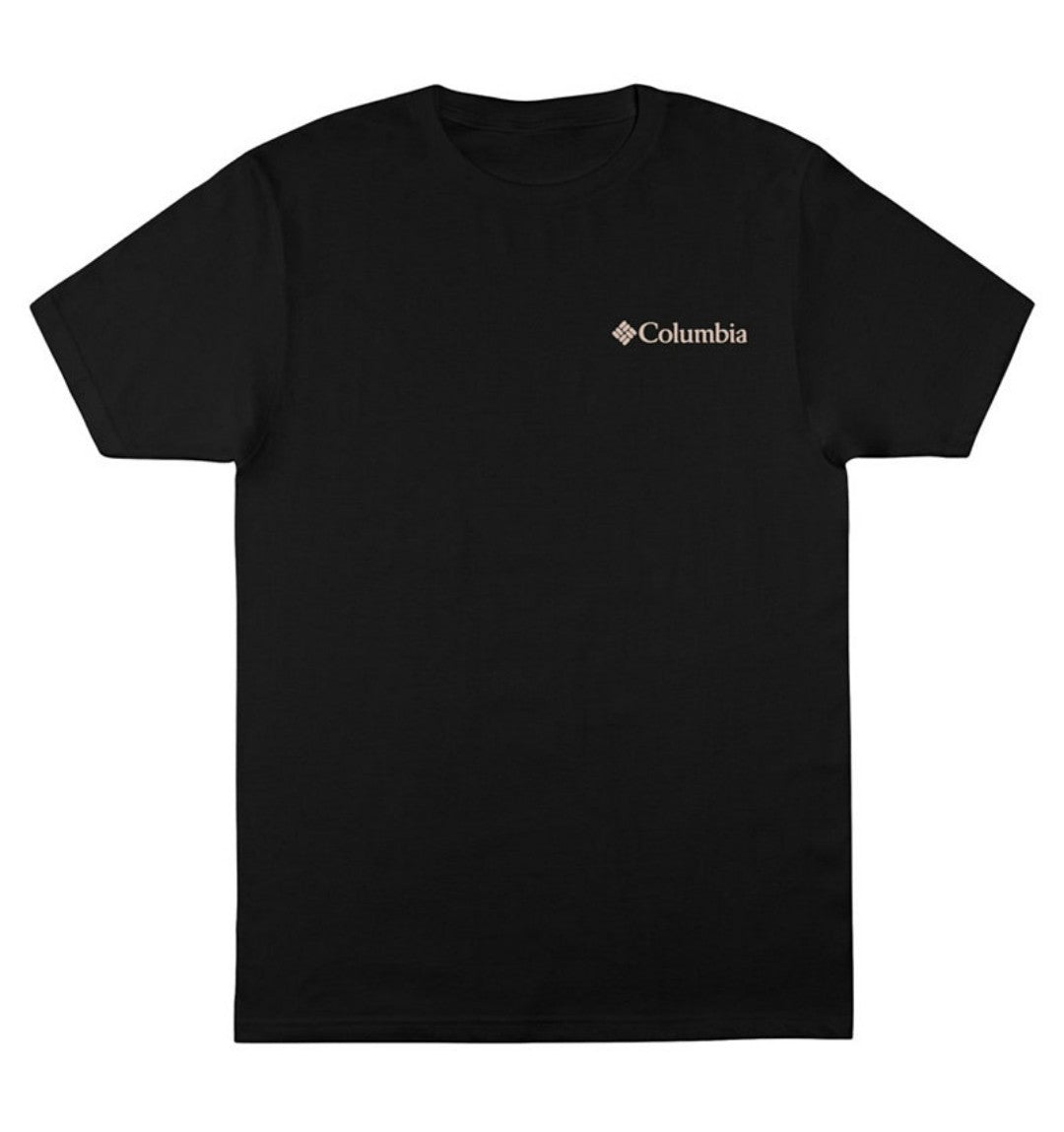 Columbia Men's Regular-Fit Bound Short Sleeve T-Shirt Black Size Medium NWT