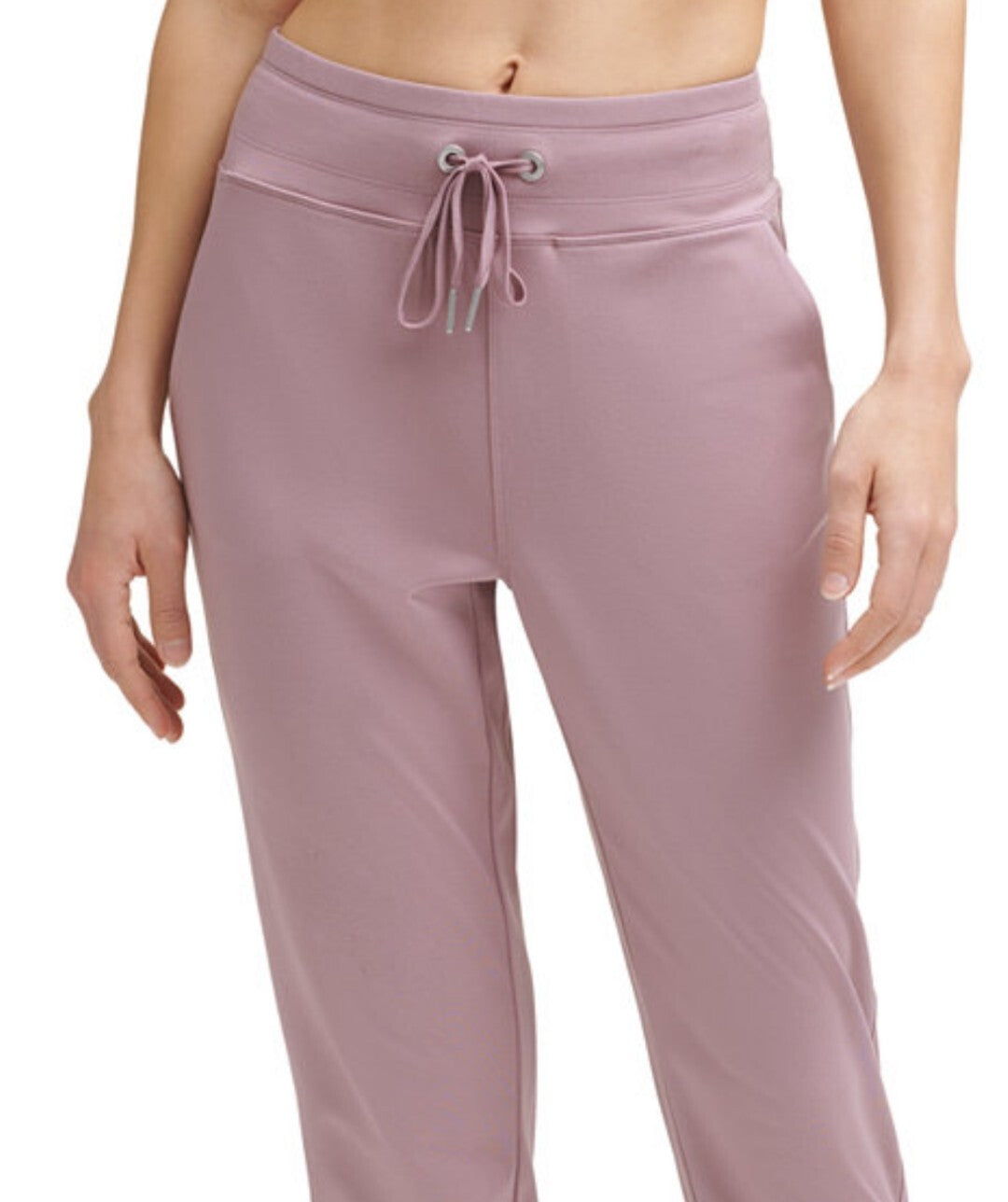 Calvin Klein Women's Slim Fit Full Length Joggers, Color Stardust Size L, XL NWT