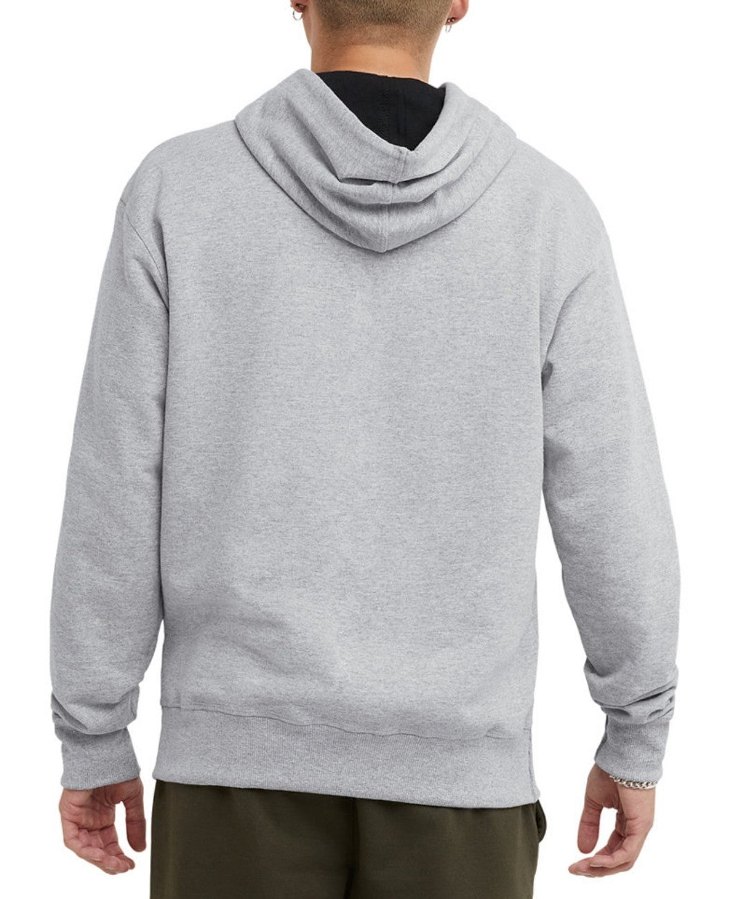 Champion Men's PowerBlend Fleece Pullover Comfort Hoodie Heather Grey Small NWT