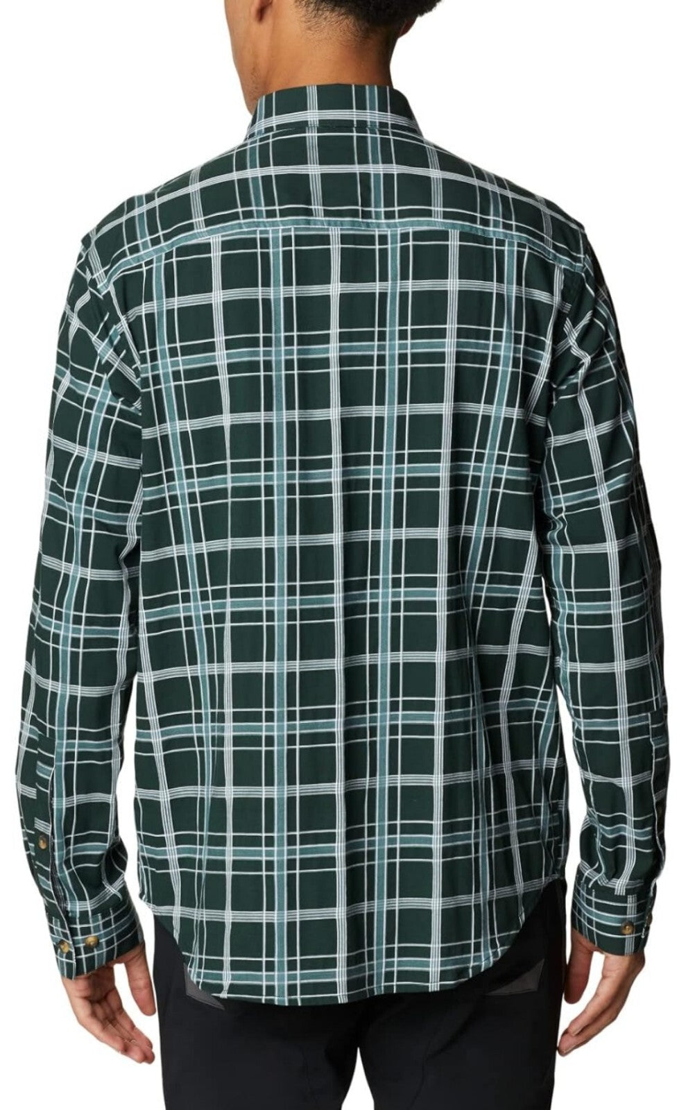 Columbia Men's Big & Tall Vapor Ridge III Plaid Button Down Shirt 2XT Green New