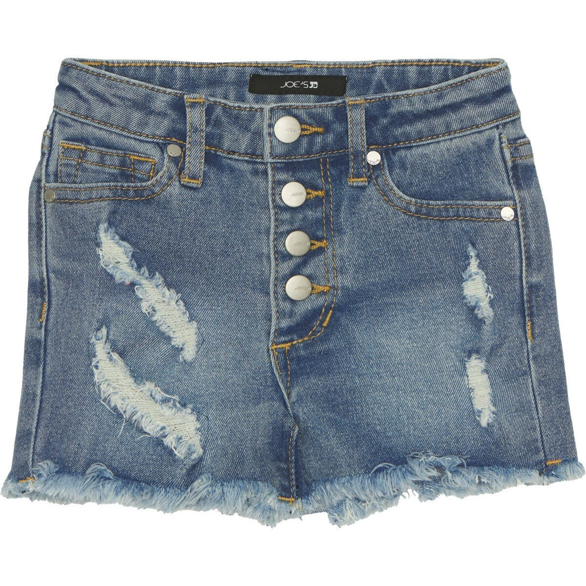 Joe's Jeans Girls Jolly Button Fly Jean Shorts Little & Big Kid Blue Ash Wash