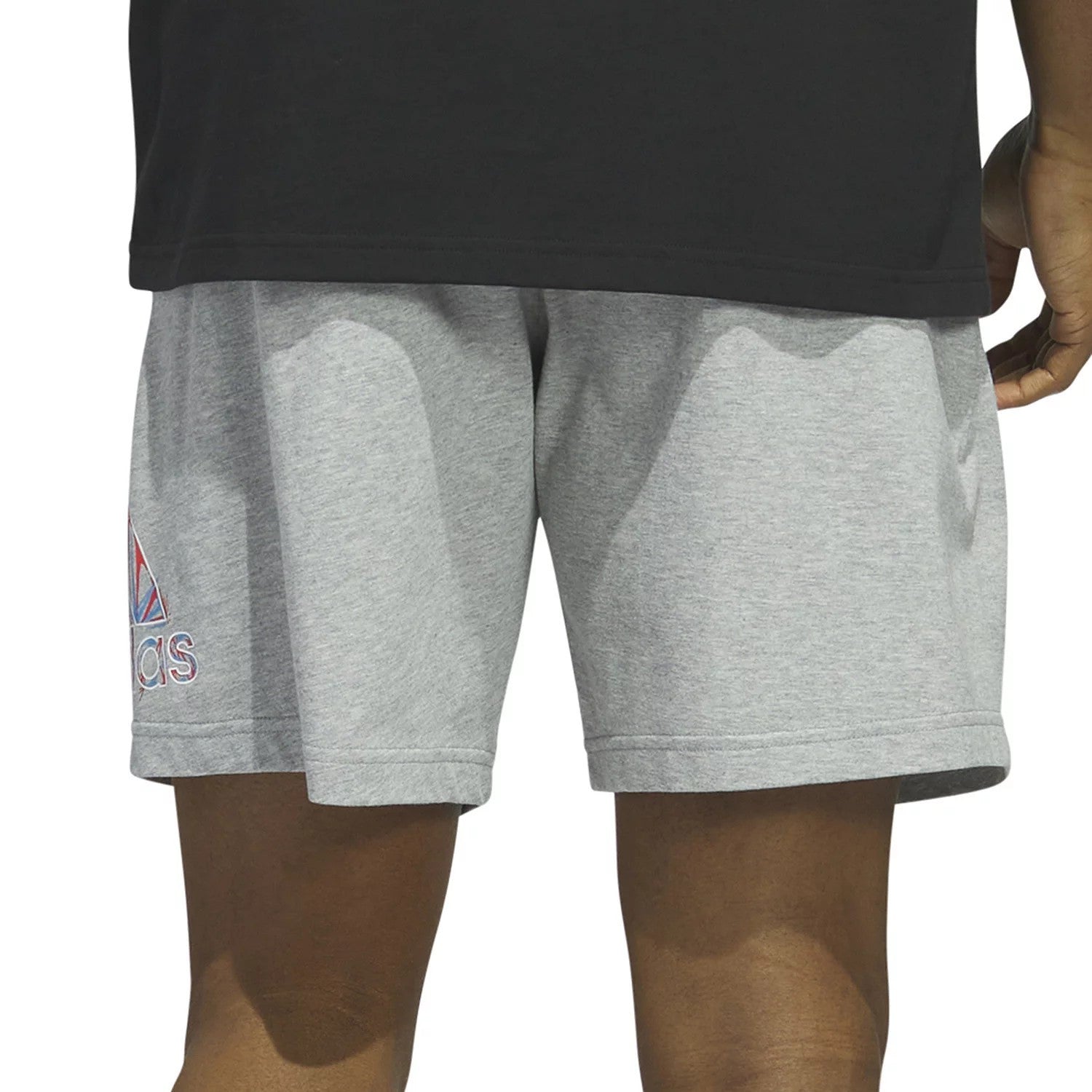 Adidas Mens Essentials Americana Jersey Knit Shorts Grey Size XL NWT