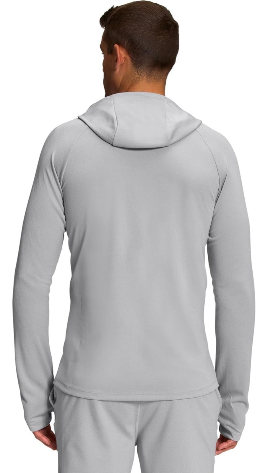 The North Face Mens Wander Fleece Sweater Hoody Pullover Jacket Grey Heather NWT