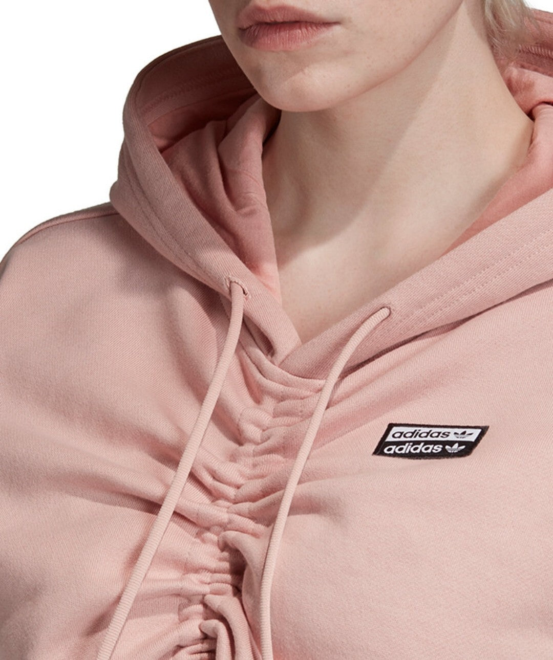 adidas Originals Women's Pink Spirit Rouged Hoodie Sweatshirt Large New