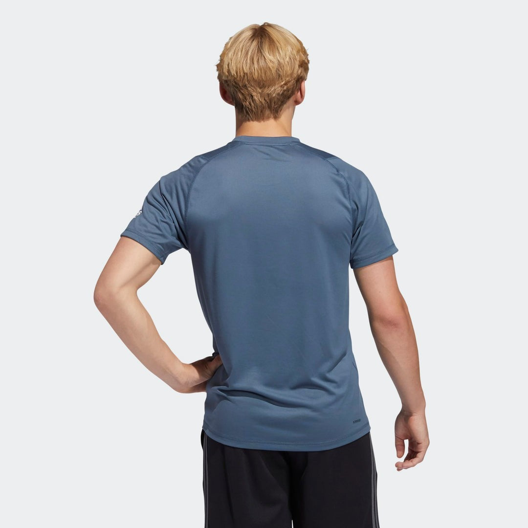Adidas Men's Freelift Climalite Sport Ultimate Solid TeeT-Shirt Legacy Blue M 