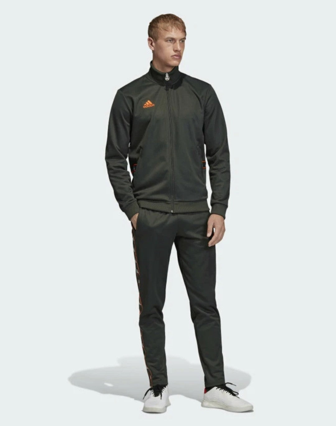 Adidas Men's Tango Heavy Club Track Jacket DZ9611 Dark Green Size 2XL NWT